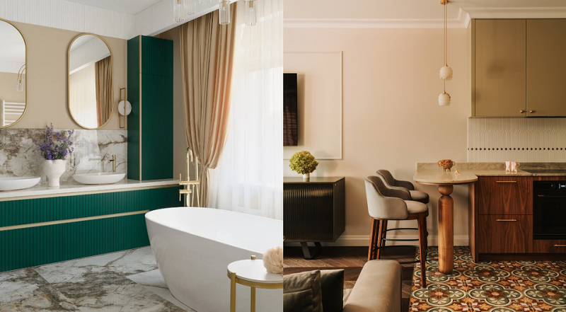 Напольная плитка-2026: разновидности и тренды, советы по выбору (58 фото)