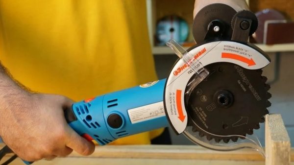 Болгарка с 2-мя дисками – режет, как по маслу, и почти никаких искр