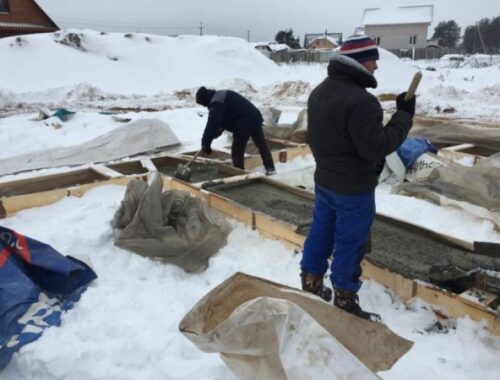 Цемент и мороз – 4 совета по зимнему бетонированию Цемент и мороз – 4 совета по зимнему бетонированию