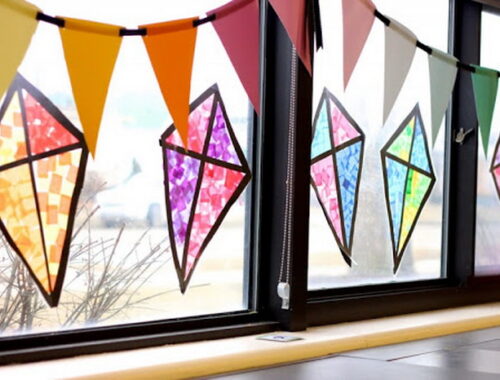 #Лучшедома: Ярко декорируем окна за копейки на длинных выходных