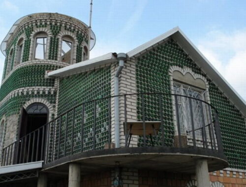 Строения из стеклянных бутылок реальность или фантастика Строения из стеклянных бутылок реальность или фантастика