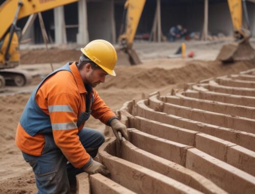 Строительство фундамента на винтовых сваях
