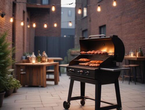 Мангалы в стиле лофт с различными конструктивными особенностями