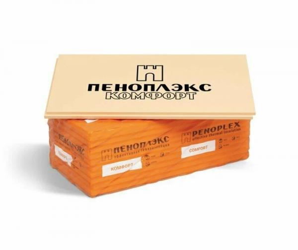 Купить плита пенополистирольная экструзионная пеноплэкс комфорт 1185х585х50 (7 плит, 0,2429м3) в интернет-магазине Юником — Якутск